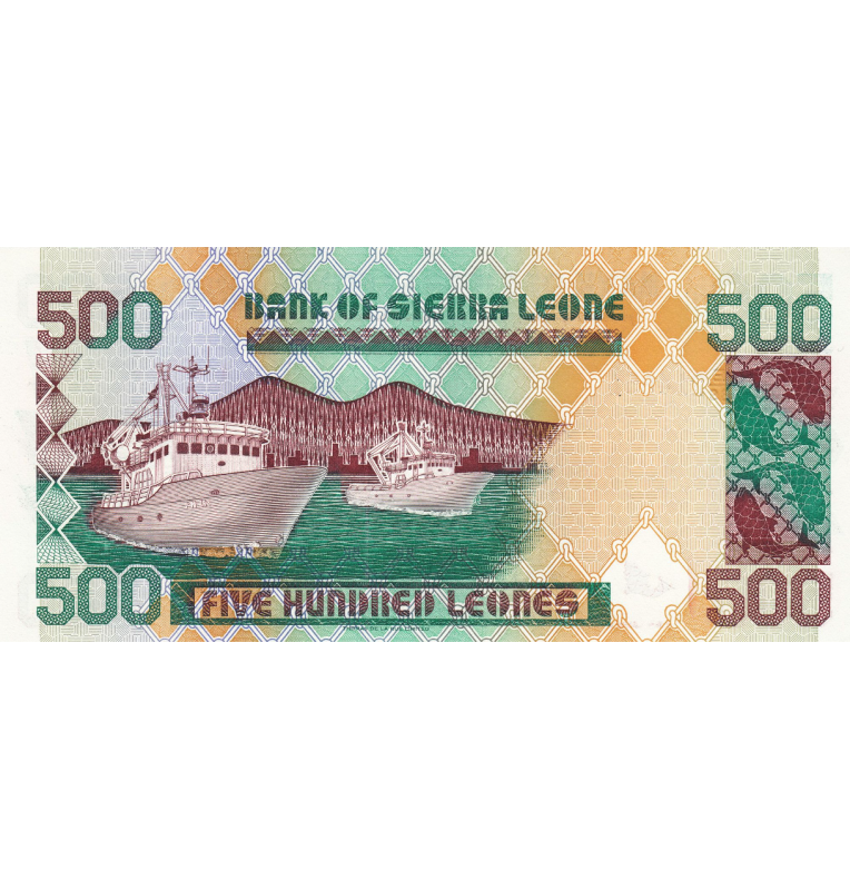 Sierra leona 500 Leones 1998 Pick 23b